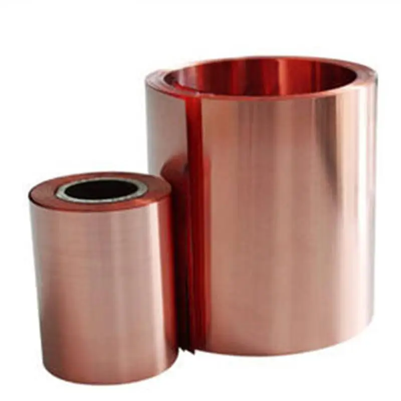 99.99% Copper Foil 0.1mm-10mm Copper Foil For Battery Copper Strip Coil Manufacturer