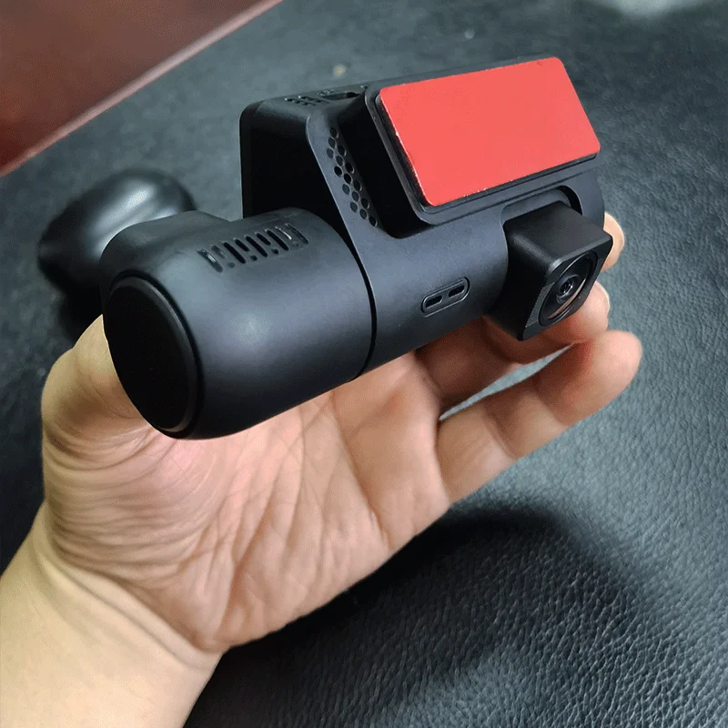 2.0-Inch 4K WiFi GPS Dashcam with Dual Sony Lenses Front & inside Video Recorder Camera Double Camera Dashcam 4K Car Black Box