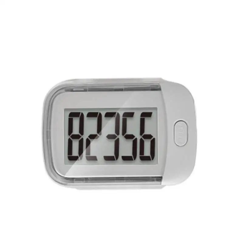 3D Pedometer with Waist Clip and Lanyard Built-In Battery 360-Degree Sensor Error Correction