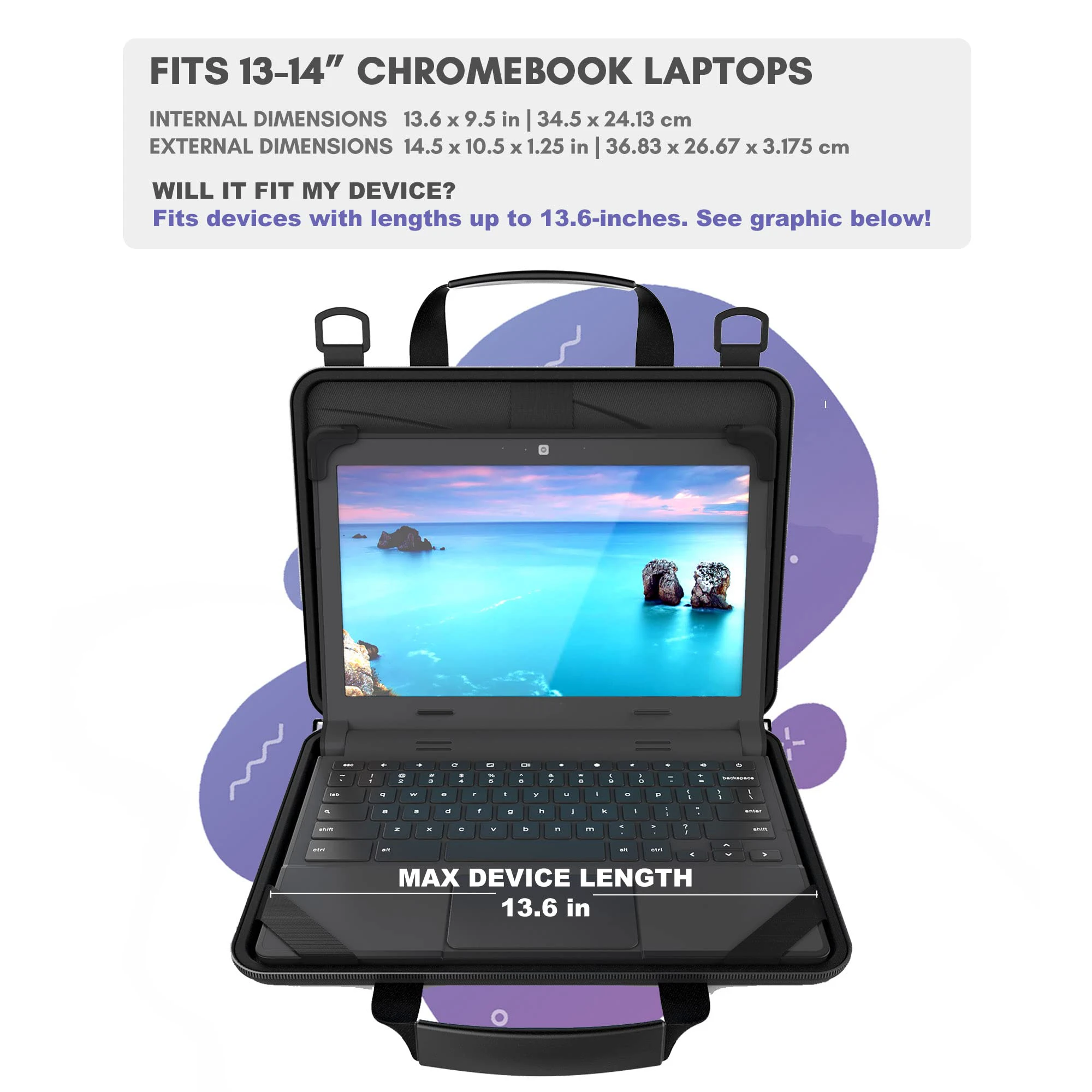 Защитный чехол для ноутбука Chromebook Жесткий Чехол всегда на работе