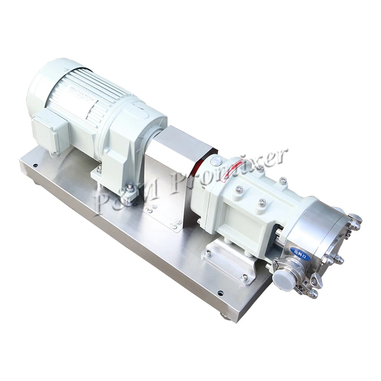 Hardware equipment medical food grade stainless steel high-viscosity sauce conveying cam rotor homogenizing pump