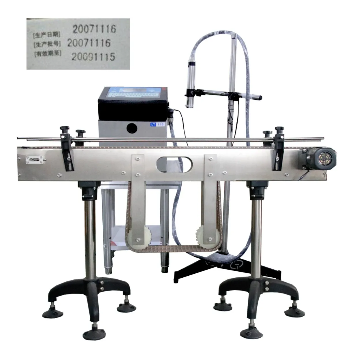 high quality hot sale automatic bottles inkjet printing machine for small business