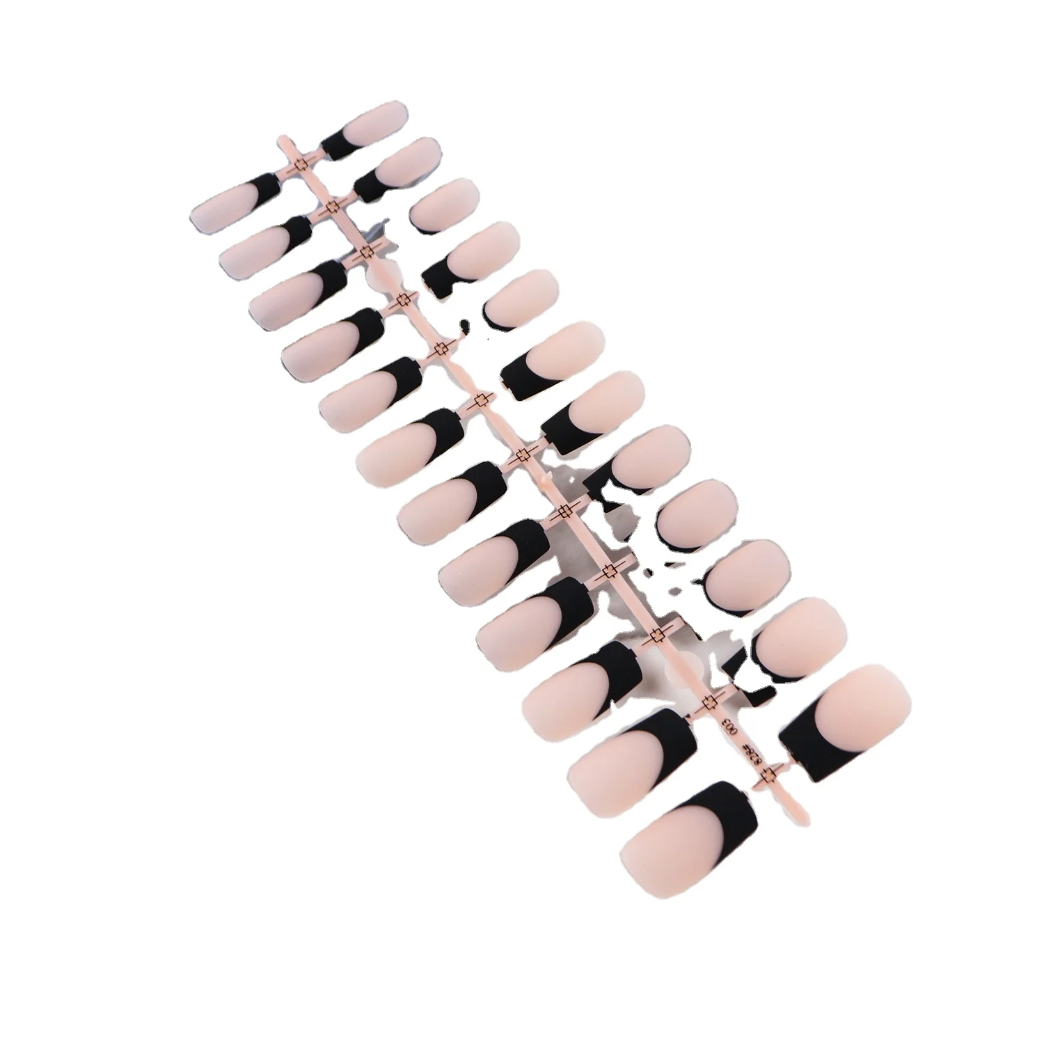 NA0771 Hot Sale French Series Nail Wearing Ballet Patch Medium False Nail French Nails Artificial Fingernail Toes