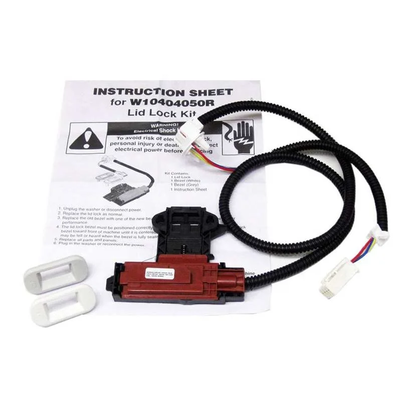 Запчасти для стиральной машины, W10404050, переключатель замка крышки