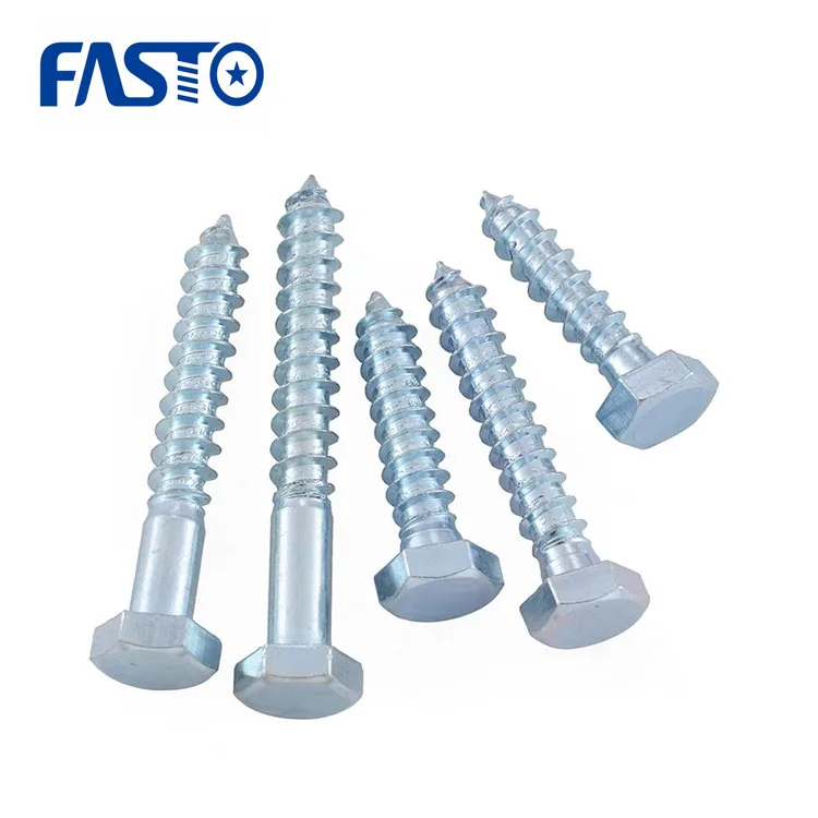 Customized Factory Supply Wood Construction Screw For Furniture DIN 571 Wood Screw Fasteners