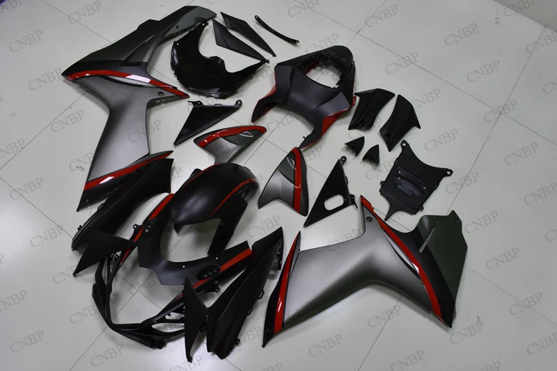  GSXR600 13 14 Обтекатели GSX R 600 2011 обтекатель 750 - 2017 K11 из АБС-пластика черный серебристый
