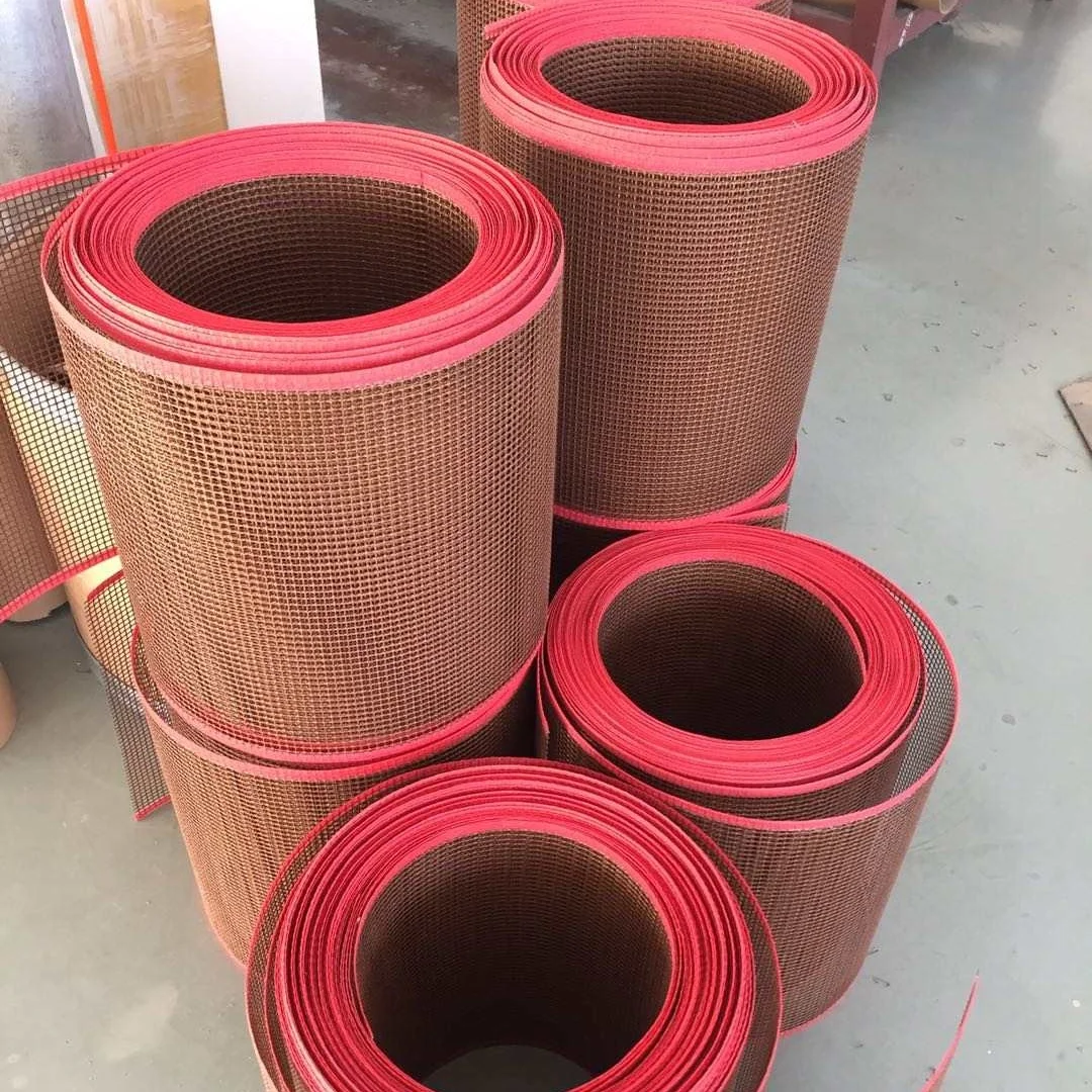 2*2.5mm PTFE fiberglass mesh conveyor belt