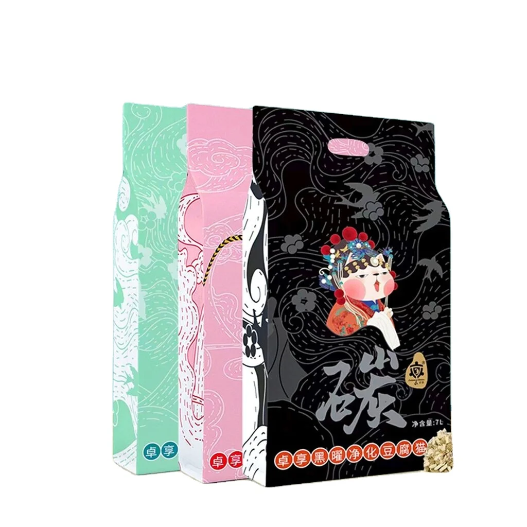 Natural ingredients Tofu cat litter Strong water absorption, deodorizing and dust-free 7L mixed granule cat litter