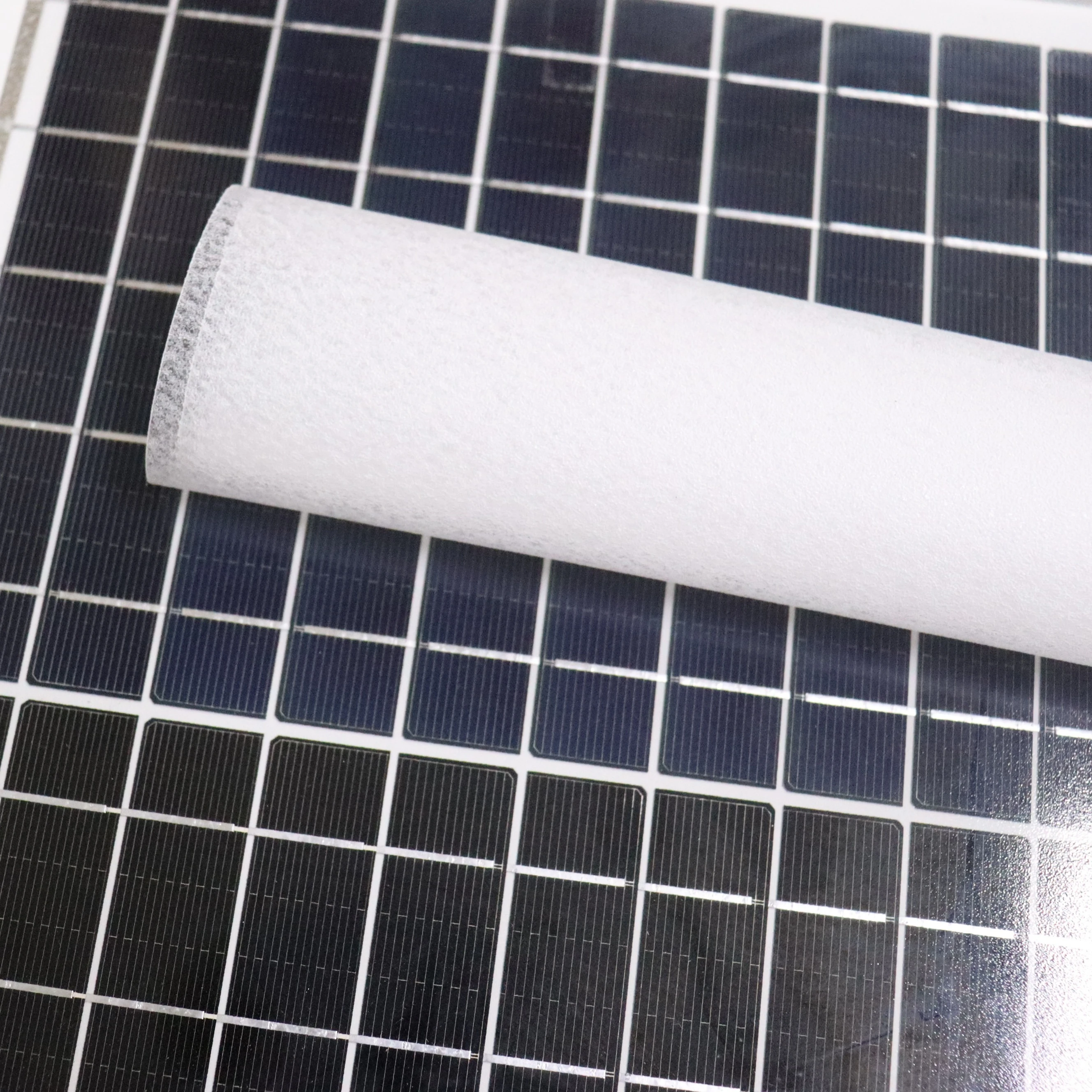 EVA Film Roll for Manufacturing PV Modules with high light transmittance  fast Curing for Solar Panel Laminating Raw Materials