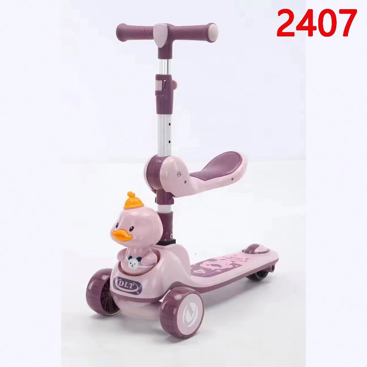 Two Wheels In Front Kick Scooter,Children push Kick Board Skate Scooter