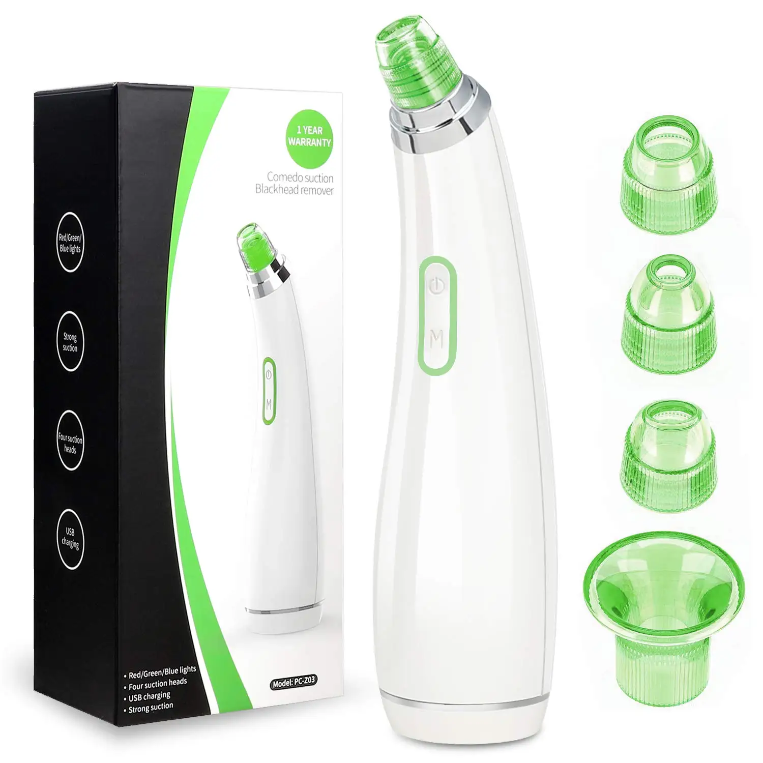 Trending Product 2023 New Arrival Electric Blackhead Remover Facial Cleaner Vacuum Blackhead Remover with light therapy