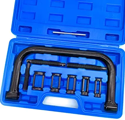10-Piece Spring Clamp Tool Kit Valve Spring Compressor