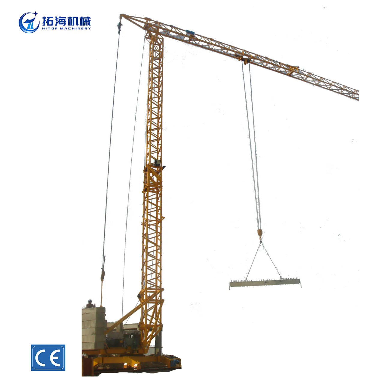 Fast erecting tower crane QTK25