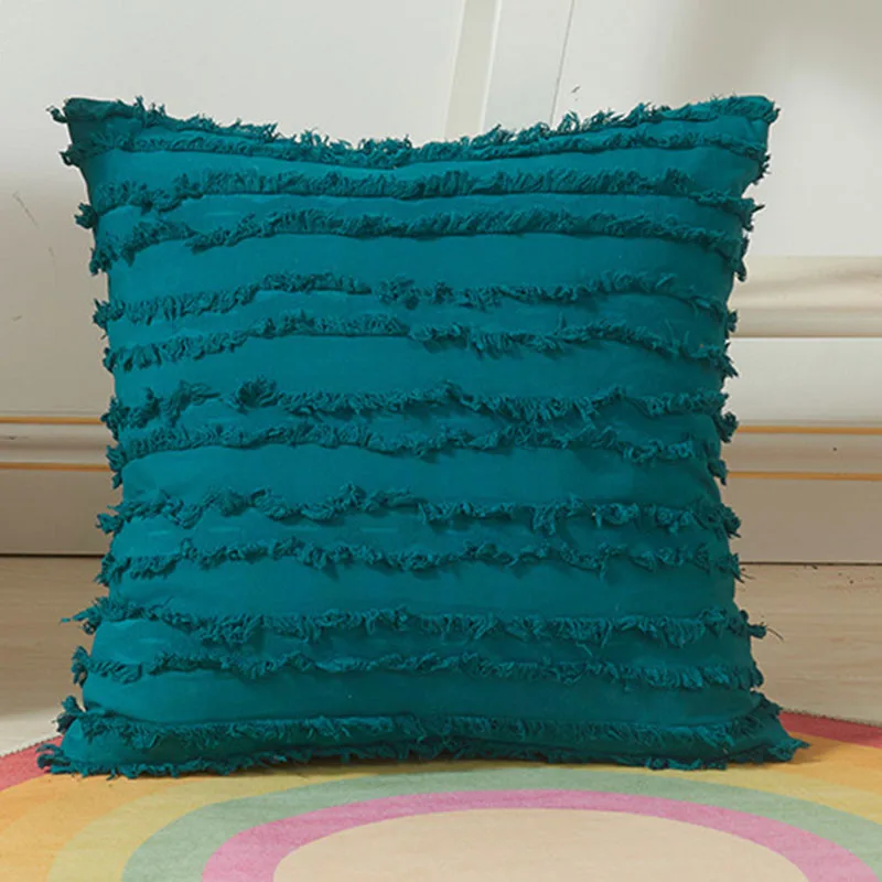 Decorative Solid Color Cushion Pillows with 45x45cm for Living Room Sofa Chair Back Support Cushions