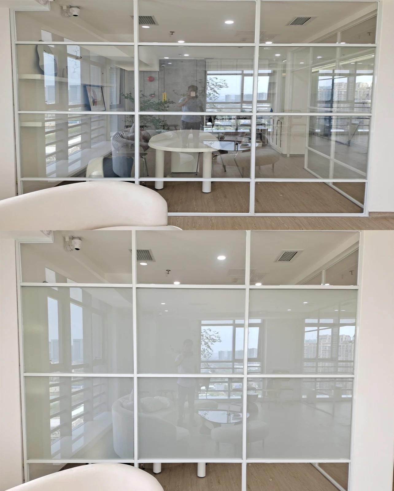 Переключаемая умная пленка pdlc с регулируемой яркостью оконная для стекла дистанционным управлением