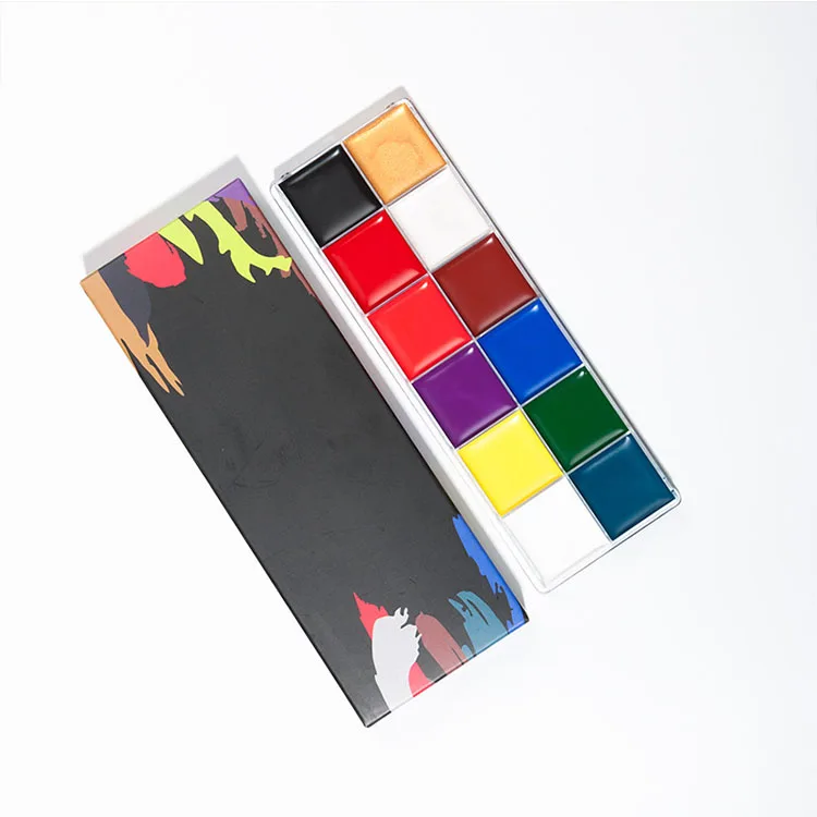 Painting Supplies Palette Kit Sticks Halloween Football Kids Makeup Glow The Dark Cream Face Paint