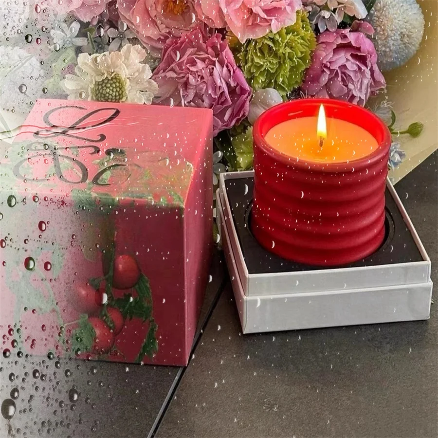 Custom Luxury Candle  Gift Packaging Box Candle Packaging Boxes For Candle Aromatherapy packaging box lid and bottom design