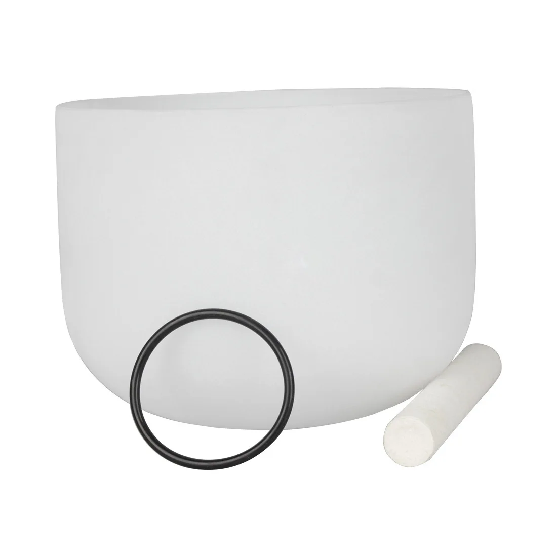 6-28 Inches Customized Color 432HZ Quartz A B C D E F G Note Singing Bowls Set Frosted Quartz Crystal Singing Bowls