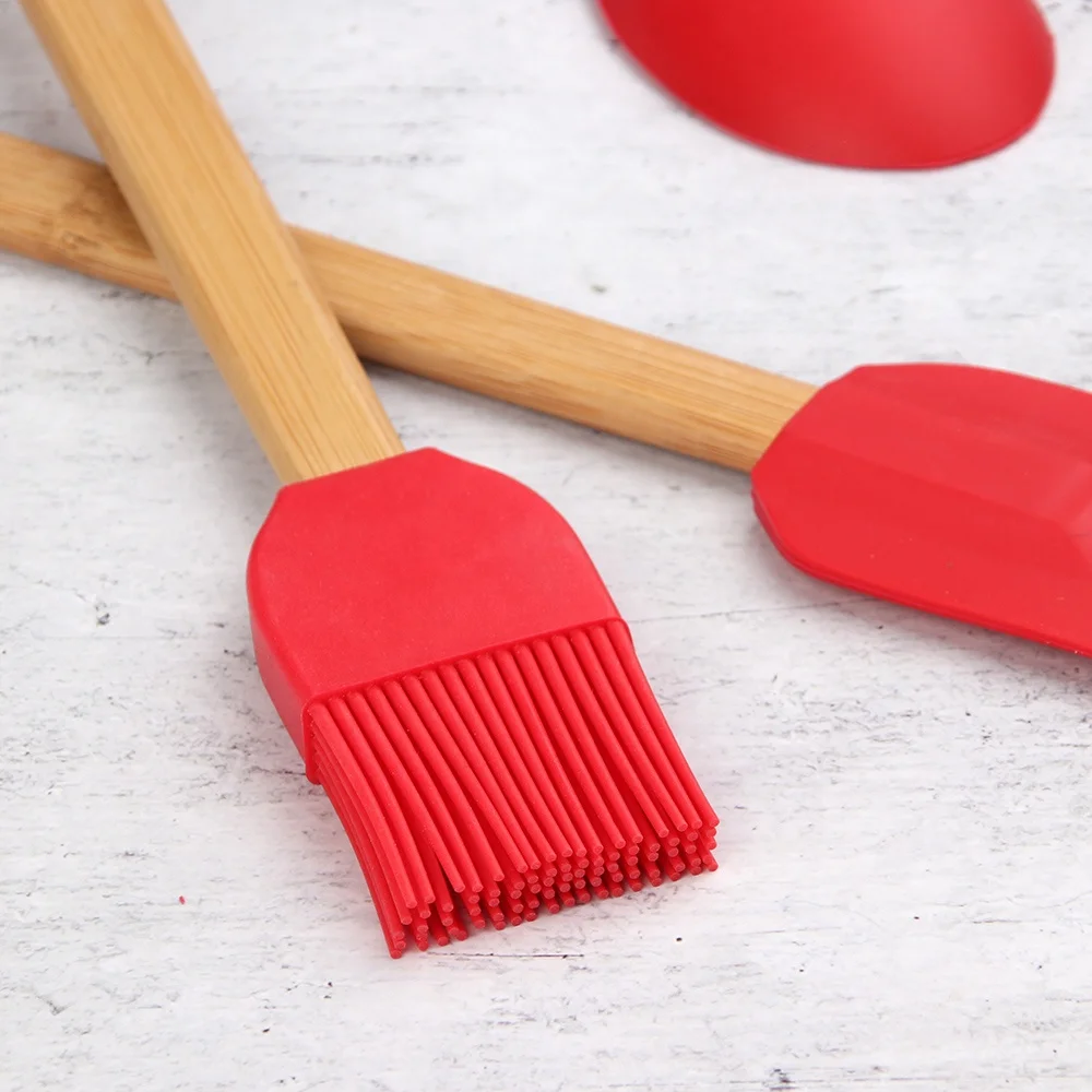 New Arrivals Scraper Set Pastry Cooking Tools 3PCS Silicone Baking Spoon Butter Spatula Set