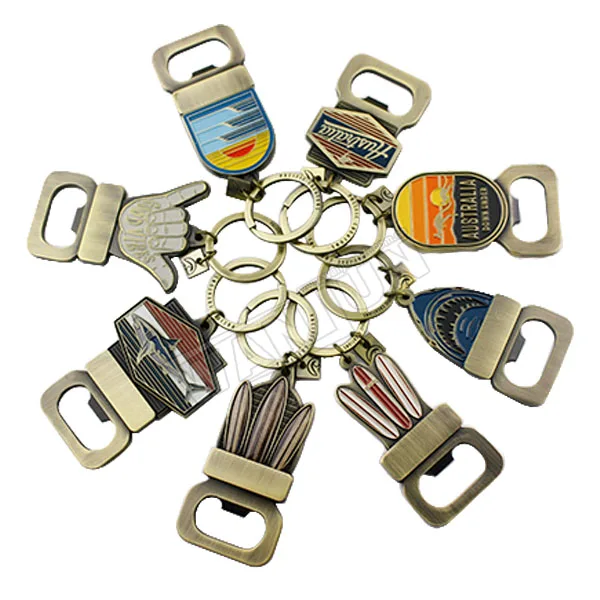 Manufacturer personalized wholesale custom enamel logo 3D fashion sublimation blank metal key chain keychain