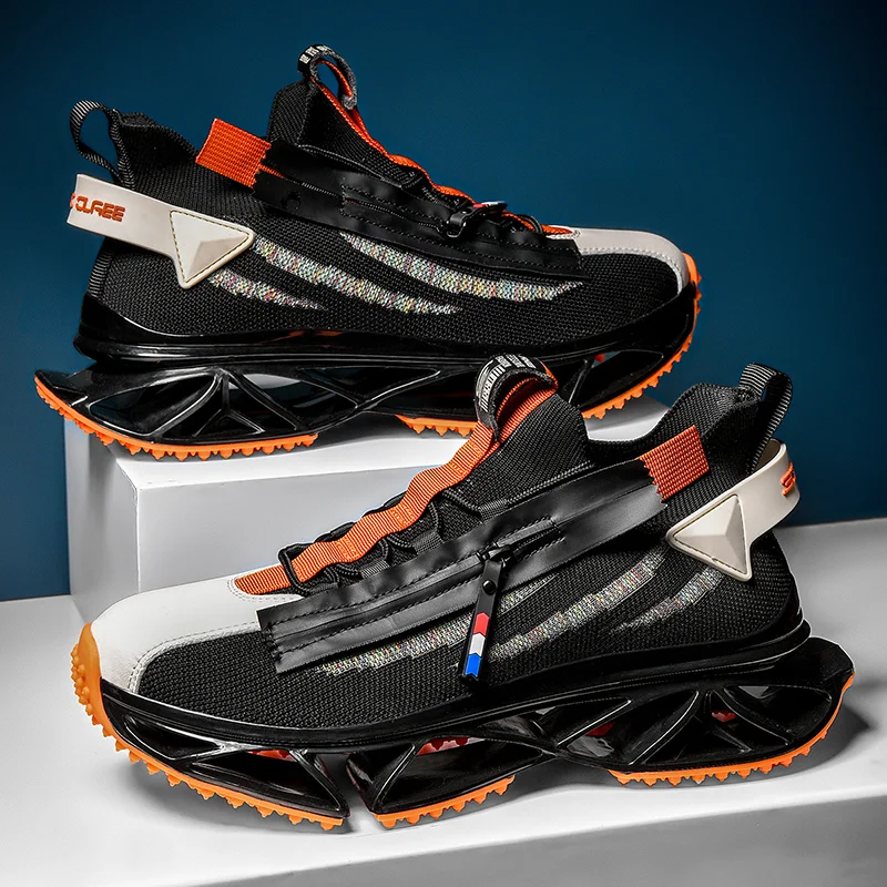 white fashion golf trendy man luxury black half flat joggers printed slip on long designer men shoes 2024 style sneakers