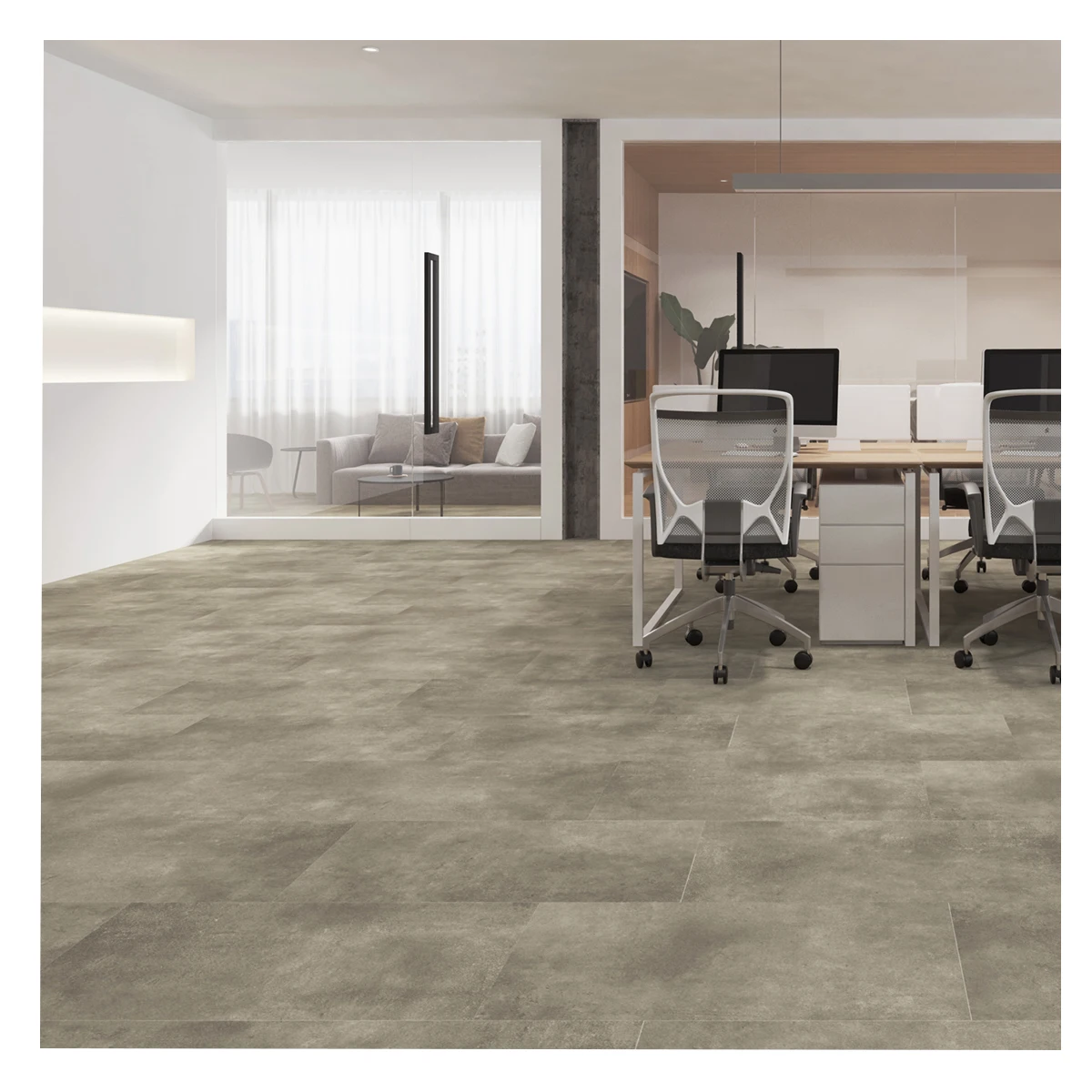 Factory direct supply  7mm waterproof pvc vinyl marble spc flooring