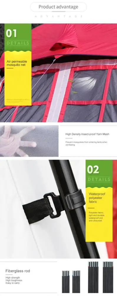 Camping For Vacation Waterproof Cheap Outdoor Tents Luxury Professional Tent