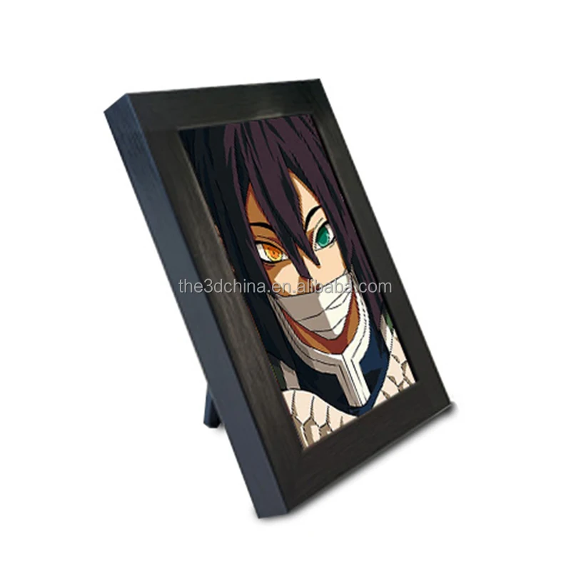 Wholesale Flip Effect 3D Poster Plastic Printing Changing Pictures with Frame