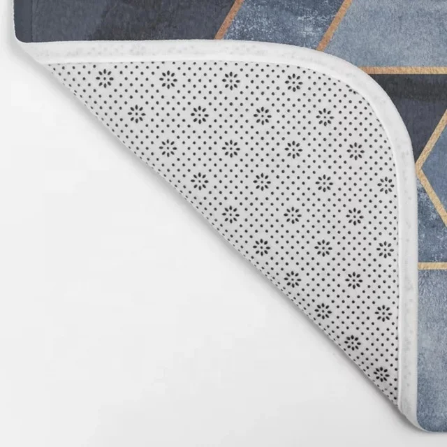 
Wholesale Custom Printed 100% Polyester Microfiber Non Slip Quick Dry shower bath mat 