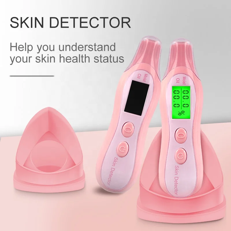 Popular Wholesale Face Water Oil Detector Beauty Skin Care Tool Digital Skin Moisture Analyzer Tester