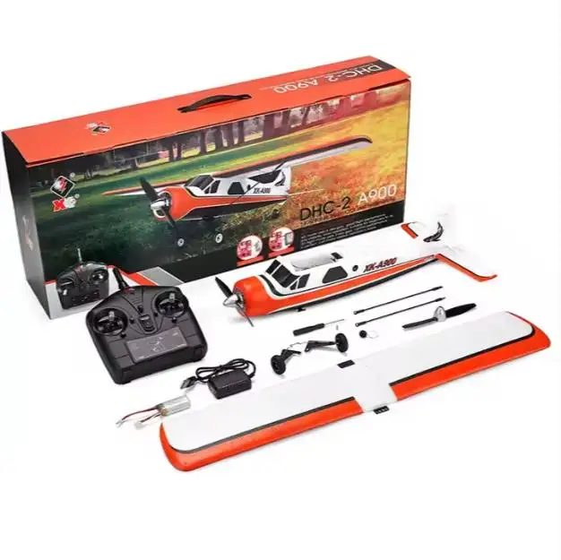 WLtoys XKA900 DHC-2 2.4g 3-axis 6 axis gyro 3D6G system aerobatics stunt fly jet aeroplane airplane rtf rc foam hobby plane toys