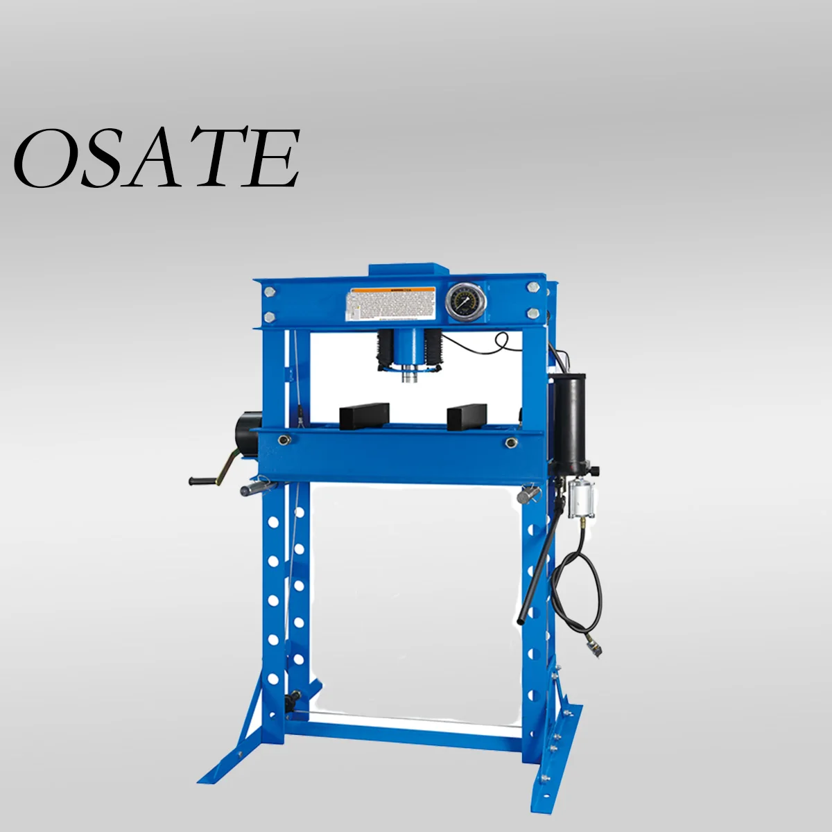 OSATE  CE Certification 50-Ton Pneumatic Shop Press with Gauge and Winch for Garage Equipment