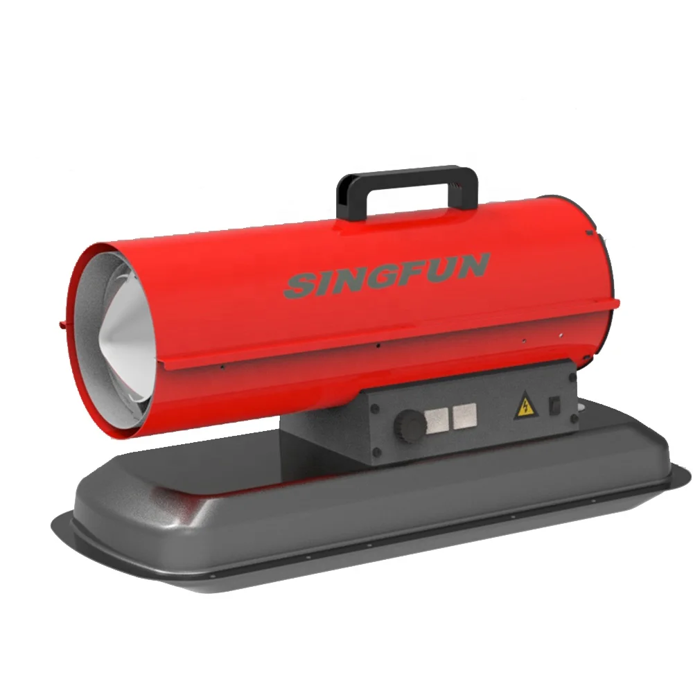 20KW Portable Industrial Diesel Oil Heater Chicken Brooder Kerosene Forced Air Heaters For Greenhouse Workshop