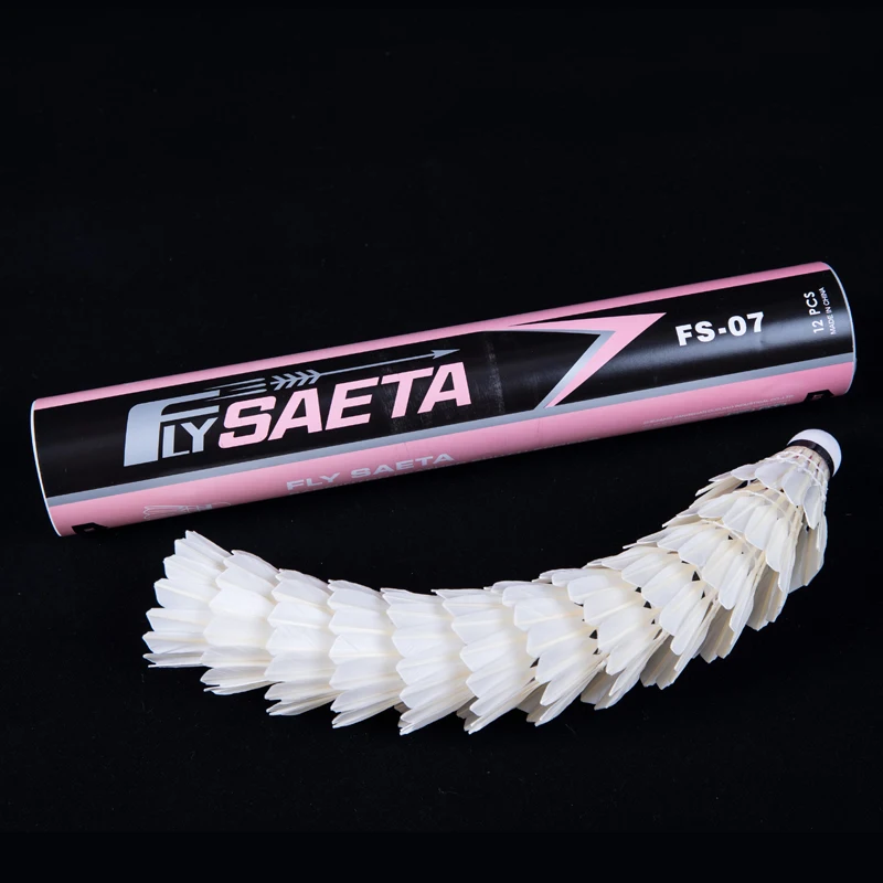 good flight duck feather badminton shuttlecock in cheap for badminton sport