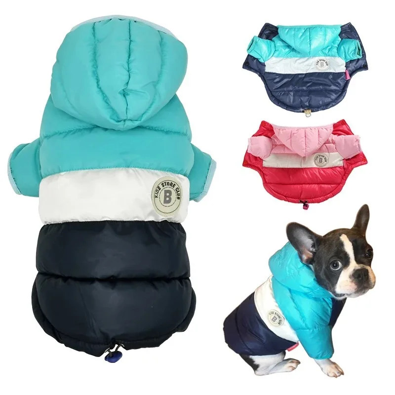 PETASIA Reflective Fleece Lined Luxury Designer Pet Clot Fashion Design Dog Zip Up Clothes Down Puffer Jacket
