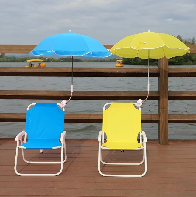 Wholesale Portable Outdoor Picnic Folding Reclining Lightweight Camping Folding Kids Beach Chair With Umbrella