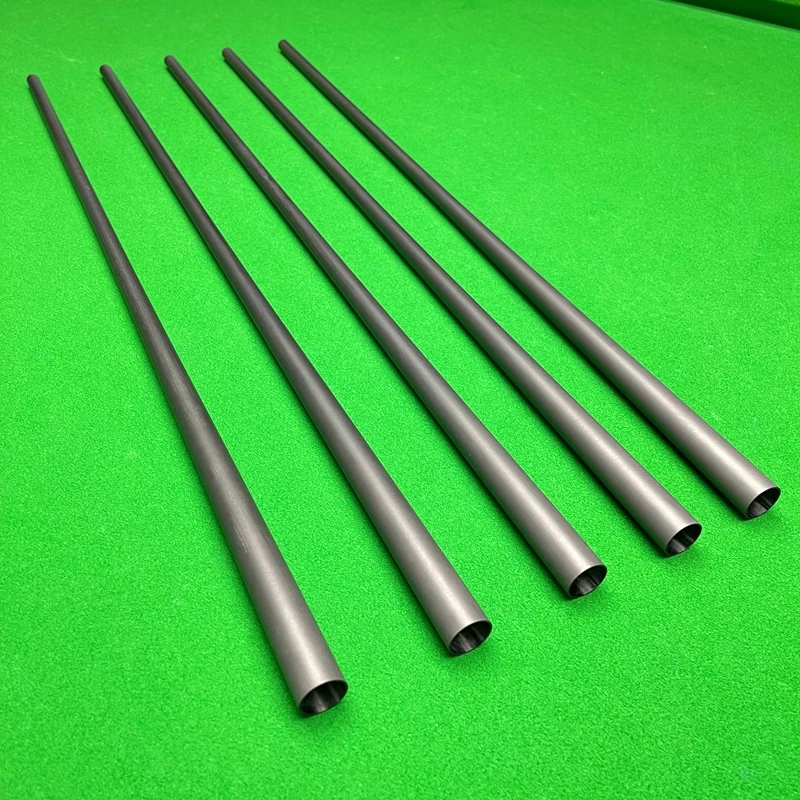 Low Deflection Pool Cue Shaft Empty Carbon Cue Shaft 11.8 12.5mm Unfinished Shaft