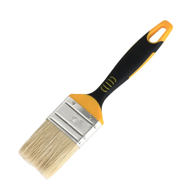 Industrial DIY Grade Synthetic Filaments Paint Brush Rubber Plastic Handle Customizable OEM Support Cleaning Function Bristle