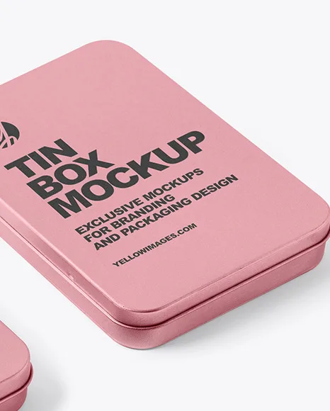 Emboss logo packaging band aid small pink slide tin empty lip balm solid perfume tin container pharmacy pills sliding tin box