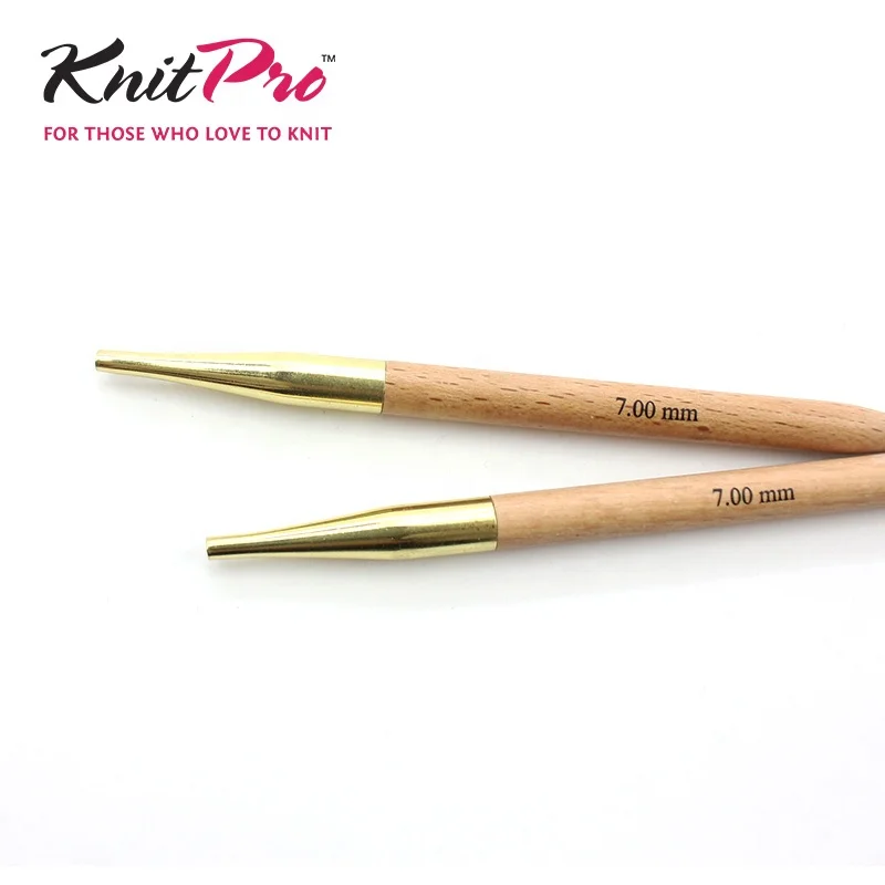 Knitpro Basix Beech wood 11.5 cm 3.00mm-15.00mm Interchangeable Circular Knitting Needle