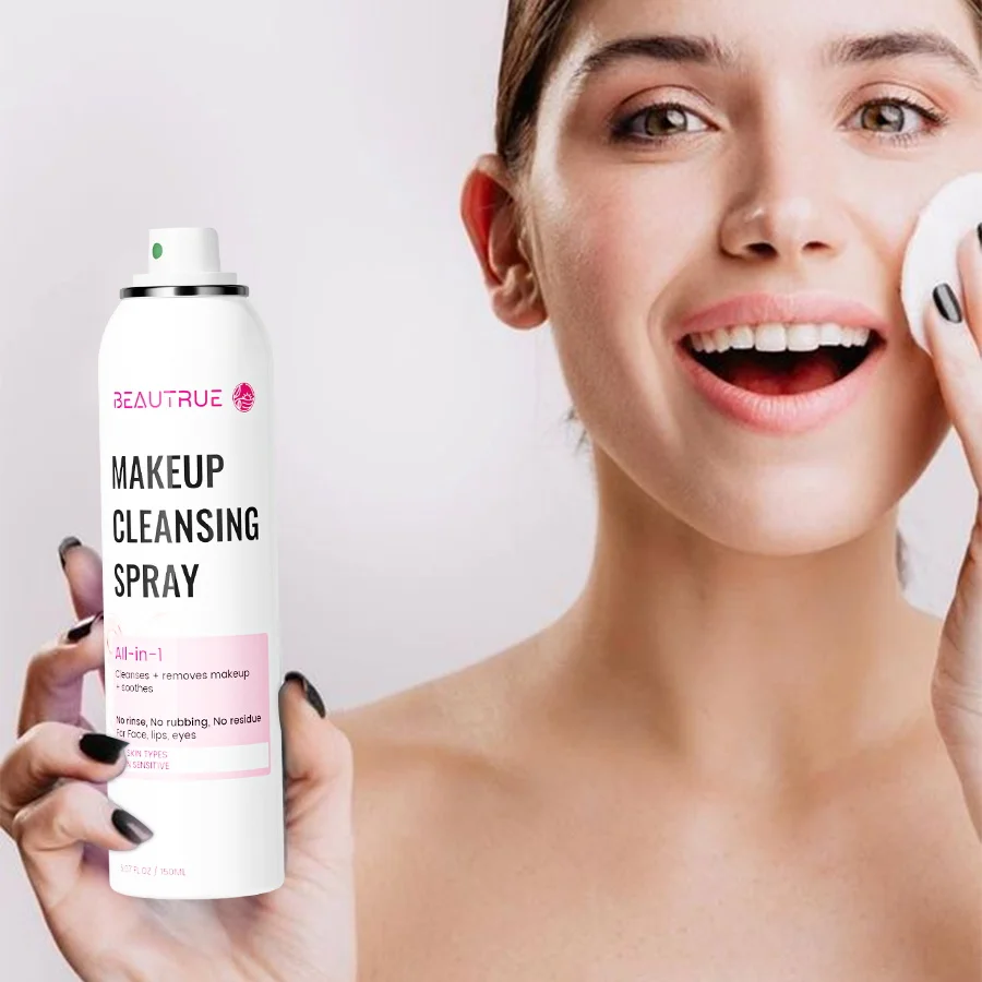 Hot Sale Vegan Superfood Antioxidant Refillable Cleanser For Deep Cleansing Pore Makeup Remover Spray