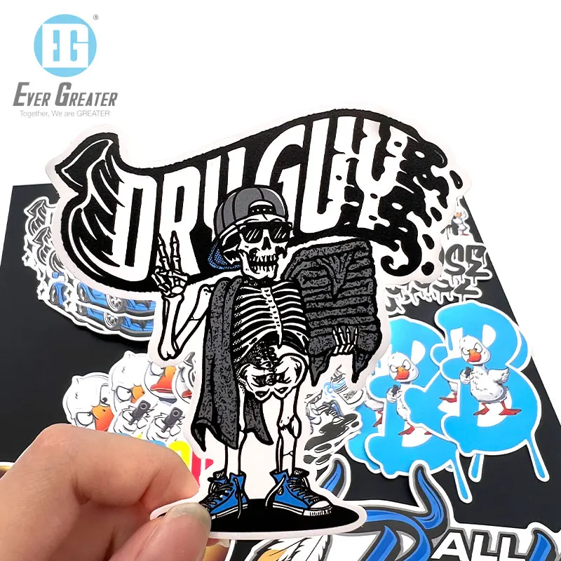 Wholesale High Quality Private Custom Colorful Aesthetic Cartoon Stickers