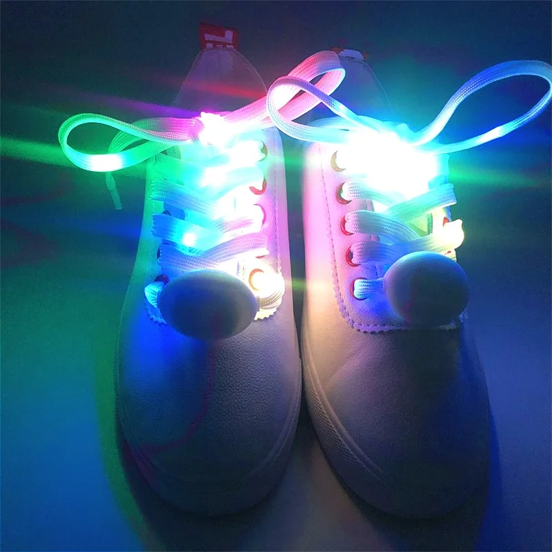 Direct Sales The Dark Luminous Light Unique Shoelace Wholesale Led Shoelaces