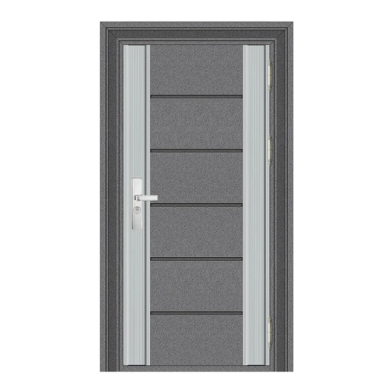 Korean entry door designs front door with security system steel door with smart lock