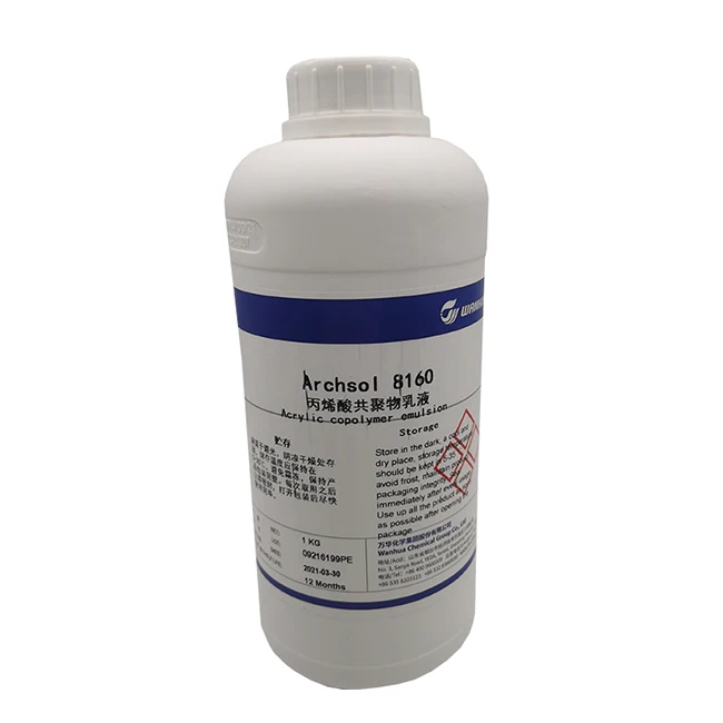 Construction industry Chemical auxiliaries Water-based coatings  latex paint Acrylic Emulsions