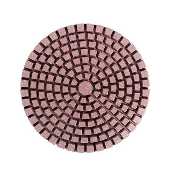 400 grit  White resin diamond polishing pads for concrete diamond grinding tools