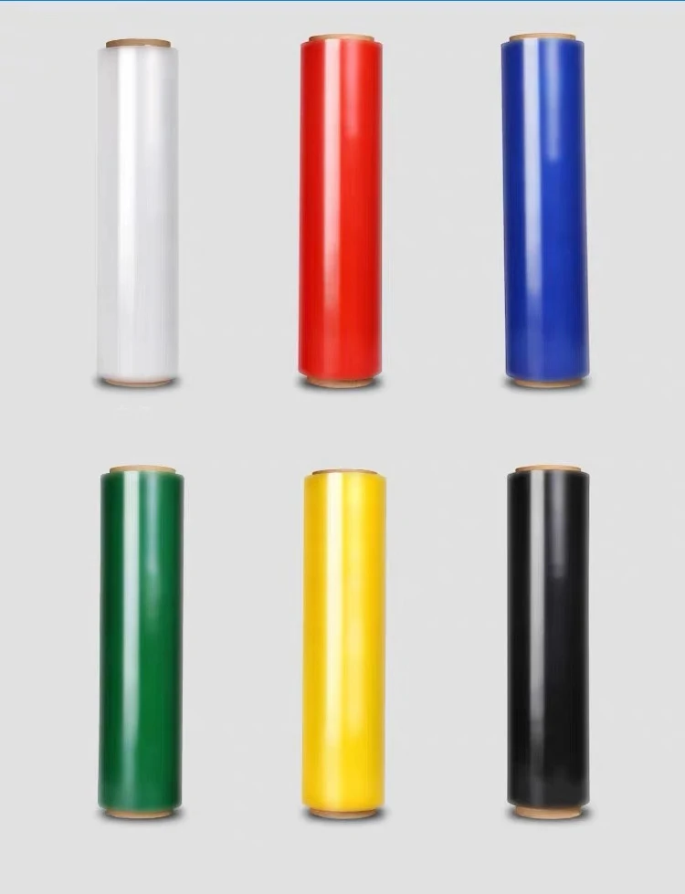 Plastic Rolling Pallet Wrap Durable Film Industrial Strength Machine Use Clear Stretch Wrap Film