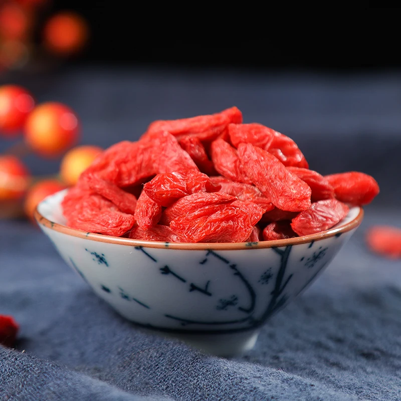 New Arrival  Ningxia Wolfberry First Stubble Disposable Red Wolfberry Bulk Wholesale Origin China Source