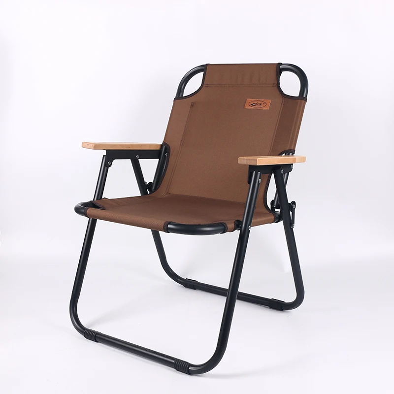 Outdoor Foldable Light Weight Aluminum Lawn Beach BBQ Folding Heavy Duty Camping Kermit Chair