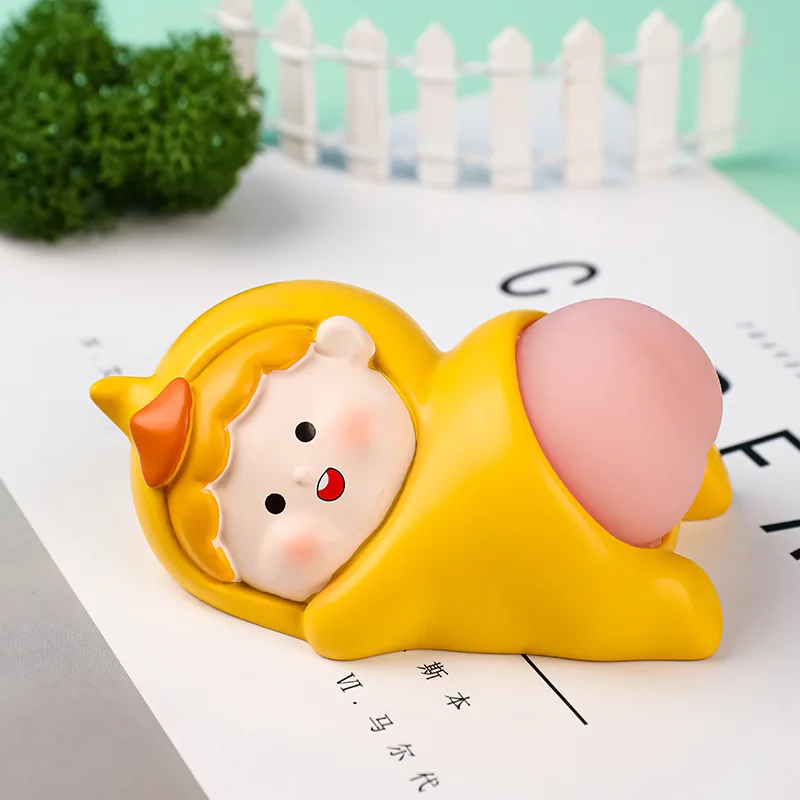 Lucky Piggy Funny Car Display Decoration Stickers Auto Interior Decoration,Car Dashboard Piggy Cute Car Interior Decor